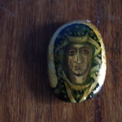 MATKA BOSKA CZĘSTOCHOWSKA ikona na kamieniu
