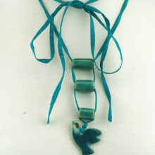 PTAŚ naszyjnik ceramiczny choker